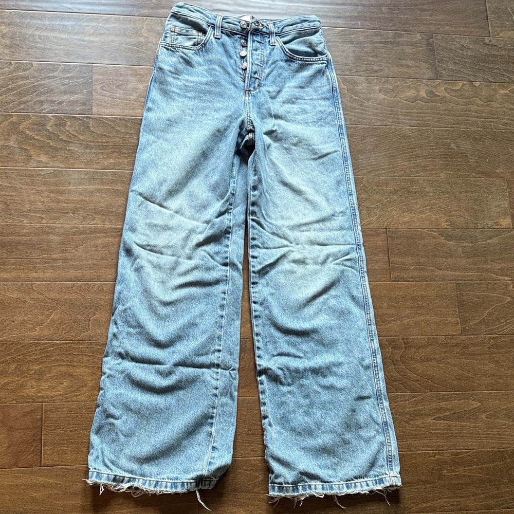 Favorite Daughter The Marsha Super Hi Rise Wide Leg Jeans